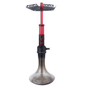 Narguilé allemand de haute qualité en acier inoxydable Mig Shisha narguilés avec verre transparent <span class=keywords><strong>Shesha</strong></span> <span class=keywords><strong>bouteille</strong></span> tabac ensemble fumer - Product Image 3