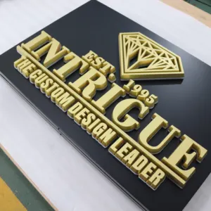 3D metalen letters en cijfers kleine rvs logo voor zakelijke backlit teken