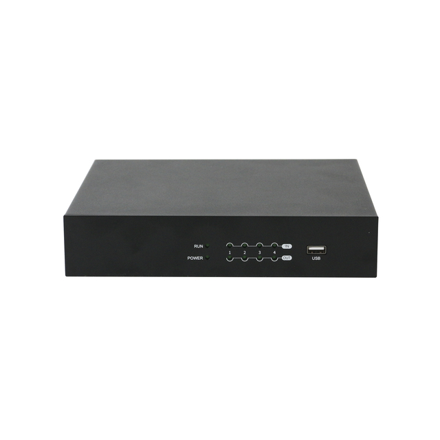4-channel PoE Digital Audio Processor for Dante Network Audio System, Recording, Broadcasting and Conference Sound Reinforcement
