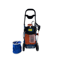 Pulvérisateur à pression automatique à batterie lithium 30 litres, 2 vitesses, fonction autonettoyante, buse en cuivre haute pression, PP