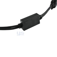 Kabel VGA 3 + 2, kawat berkualitas tinggi untuk Monitor komputer layar 24 inci, rakitan kabel kustom transmisi sinyal Cepat