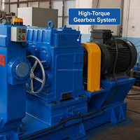 Mesin Pengaduk Karet Silikon Terbuka dengan Inverter, Kecepatan Variabel, Penyesuaian Celah Hidrolik, Anti Lengket, Peralatan Bengkel