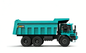 Camión Minero de 90 Toneladas de Buena Calidad, SWK90B, con Tracción 6*4 y Motor Potente para Uso Minero, Camión Minero Gigante en Venta - Product Image 4