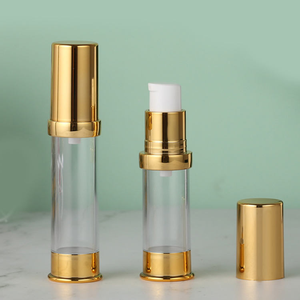 Flacon pompe sans air de luxe, transparent, distributeur de sérum sous vide pour soins de la peau, crème solaire, lotion - Product Image 2