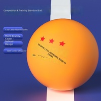 Machine de service de balles de tennis de table professionnelles pour enfants et adultes, compétition et entraînement, trois étoiles, en plastique résistant, légère et de haute qualité