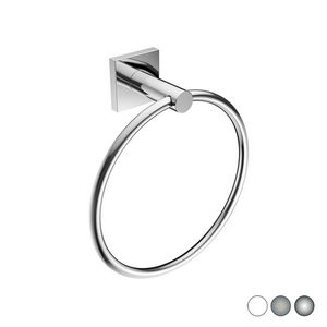 Soporte para toallas, 19 x 21 x 7,4 cm, acabado cromado, accesorio para baño - Product Image 3