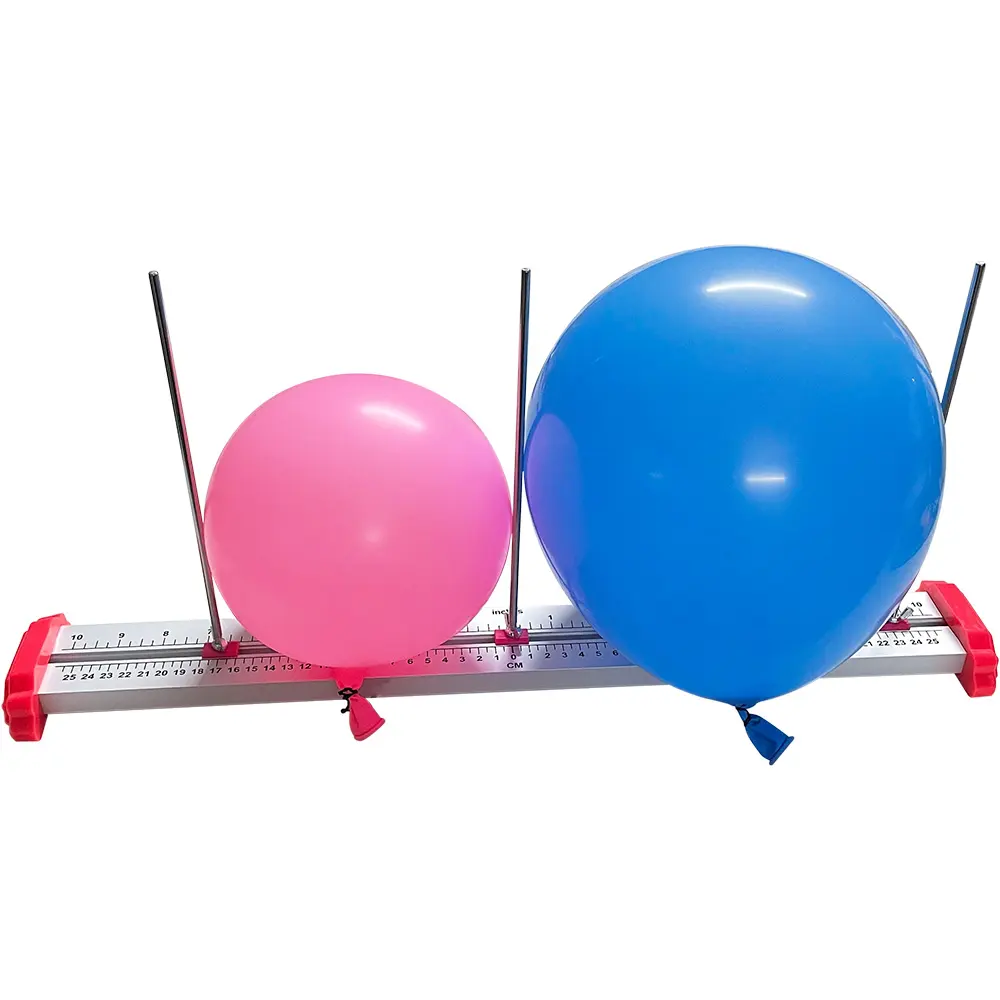 Alat ukur mesin penggaris penanda balon yang dapat diatur untuk balon Bobo atau balon lateks perlengkapan pesta ulang tahun pernikahan
