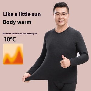 Conjunto de <span class=keywords><strong>Ropa</strong></span> <span class=keywords><strong>Interior</strong></span> Térmica de Invierno para Hombre JAC22 B228, Pantalones Térmicos Gruesos, Talla Grande, a Prueba de Frío - Product Image 3