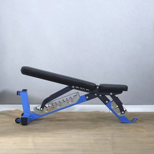 Panca con manubrio seduta Multi-funzionale sedia Fitness Flying Bird panca attrezzature per Fitness angolo regolabile pieghevole in metallo - Product Image 2