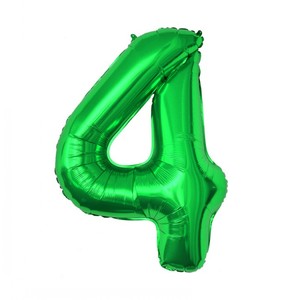 Hotsale da 40 pollici palloncino con <span class=keywords><strong>numero</strong></span> verde scuro di grandi dimensioni gigante Jumbo Digit foglio verde scuro palloncino di elio per la decorazione della celebrazione - Product Image 4