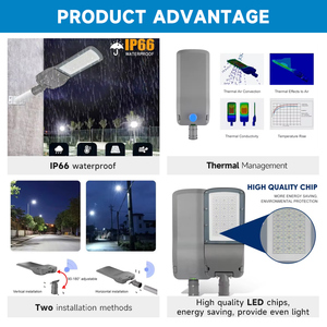 COVEDA โคมไฟโพสต์กลางแจ้งโคมไฟสาธารณะ220V Led โคมไฟบ้านผู้ผลิตไฟถนน - Product Image 2