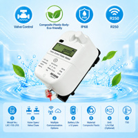Compteur d'eau intelligent ultrasonique AMR IP68 4G avec lecture à distance RS485 Modbus Lora IoT et vanne à boisseau pour usage domestique
