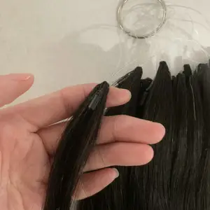 Factory Hair Extensions European Remy Invisible Double Drawn High Quality 100% Human Hair Feathering Hair Extension