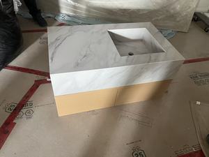 <span class=keywords><strong>Dark</strong></span> grey nhân tạo <span class=keywords><strong>Quartz</strong></span> slab 3D hiện đại Panel tường cho tủ bếp đảo bề mặt rắn <span class=keywords><strong>Countertop</strong></span> thiết kế lớn slab - Product Image 5