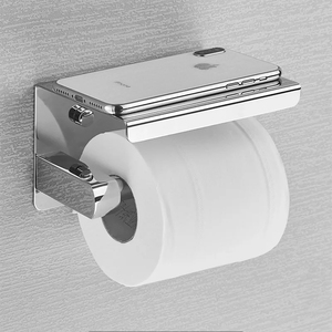 <span class=keywords><strong>Porte</strong></span>-papier <span class=keywords><strong>WC</strong></span> <span class=keywords><strong>mural</strong></span> <span class=keywords><strong>pour</strong></span> salle de bain <span class=keywords><strong>Porte</strong></span>-rouleau de papier toilette en acier inoxydable sans perçage - Product Image 1
