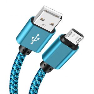 Braided Fast-Charging 1M & 2M Nylon Jacketed USB Cable Micro Ports for Apple <b>Android</b> Type-C Smartwatches Earphones Power Banks - Product Image 4