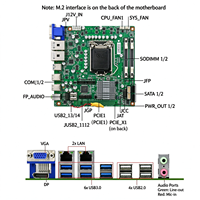 Intel Q470 LGA1200 Comet Lake S 2*SODIMM Papan Utama Industri Tertanam untuk PC Industri Otomasi Mesin Visi IoT