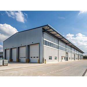 Kits de structure <span class=keywords><strong>en</strong></span> acier à ossature métallique légère de haute qualité et à prix abordable pour la conception de hangars, garages et abris automobiles - Product Image 4