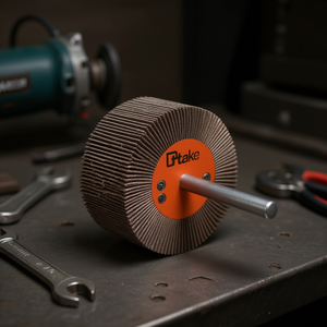 ล้อขัดแบบแผ่น Abrasive Flap Wheel ขนาด 30x10 มม. แกน 6 มม. ล้อเจียรคอรันดัม - Product Image 3