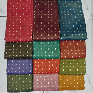 Exquisita tela de brocado de seda tejida a mano de Jacquard de lujo, seda pura orgánica para niños, vestido de novia de moda de gama alta para niñas - Product Image 1