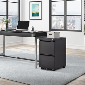 Meuble de bureau mobile à tiroirs, armoire métallique à 2 tiroirs, vente chaude - Product Image 4