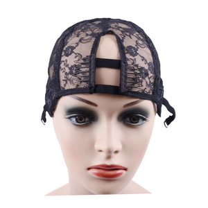 Siyah S/<span class=keywords><strong>M</strong></span>/L Beden Orta U Bölü<span class=keywords><strong>m</strong></span>ü Dantel Ağ Elastik Ayarlanabilir El Dokuması Peruk Bonesi Temel Yapı<span class=keywords><strong>m</strong></span> Saç Eklenmesi DIY Atkı - Product Image 1