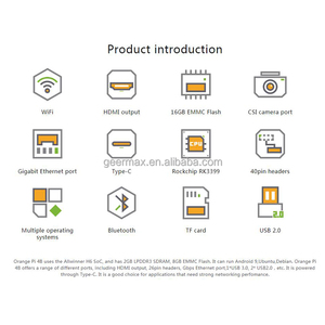 <span class=keywords><strong>Orange</strong></span> <span class=keywords><strong>Pi</strong></span> <span class=keywords><strong>4B</strong></span> แรม 4GB หน่วยความจำ 16GB eMMC ชิปประมวลผล Rockchip RK3399 6-core 64-bit A72 A53 โมดูลอิเล็กทรอนิกส์ <span class=keywords><strong>Orange</strong></span> <span class=keywords><strong>Pi</strong></span> 4 รุ่น B แรม 4G LPDDR4 หน่วยความจำ 16G - Product Image 6