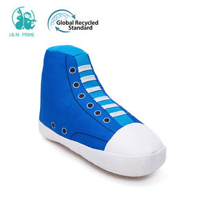 Dayanıklı köpek gıcırtılı Mini Sneakers ayakkabı peluş ısırma köpek çiğnemek oyuncak ayakkabı - Product Image 3
