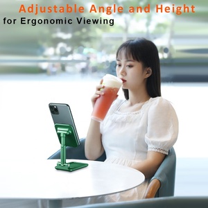 Universal Foldable ABS Metal Vertical Mobile Phone Stand <strong>Holder</strong> for All Mobile Phones - Product Image 3
