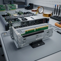 Carte d'extension interne PCIe 3.0 x8 pour mise à niveau de carte graphique 02312GAF