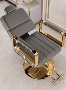 Sillón de Salón de Belleza Moderno de Lujo, Muebles en Oferta para Peluquerías, con Plataforma Elevadora Giratoria para Cortar el Cabello, Ideal para Hoteles y Baños - Product Image 3