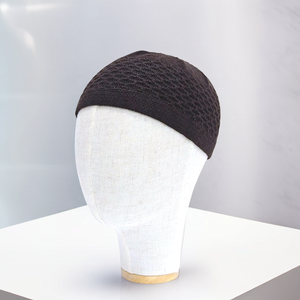 Kopiah brodé traditionnel avec bonnet de prière tricoté multicolore et Kufi ajusté sur mesure pour le voyage – Design ethnique élégant - Product Image 6