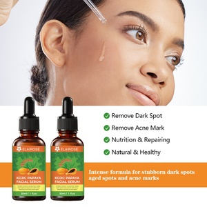 Suero Corporal y Nasal Nocturno Vegano de Papaya, Antiarrugas, Iluminador, con Centella Asiática, 30 ml, Ácido Kójico, Ácido Hialurónico, Vitamina C, Marca Privada ODM - Product Image 4