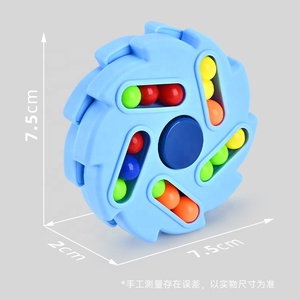 2023 En gros Jouet de doigt de décompression double face, disque rotatif, puzzle amusant, gyroscopique à billes - Product Image 3