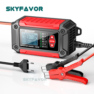 Nouvel Arrivage <span class=keywords><strong>Chargeur</strong></span> de Batterie de Voiture Multifonction 12V 6A Testeur de Batterie Automatique à Impulsions pour Piles au Plomb Analyseur 12V GEL <span class=keywords><strong>AGM</strong></span> - Product Image 5