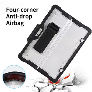 Funda Transparente Anticaídas para Microsoft Surface Pro 9 8 7 6 5 4 3 2 1 Go, Cubierta Protectora Trasera Transparente con Airbag en las Cuatro Esquinas - Product Image 1