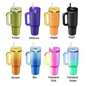 BPA Free 40 oz Stainless <b>Steel</b> Vacuum Insulated Tumbler Handle Customized Logo Color Thermal Insulation for Party Car Use - Product Image 5