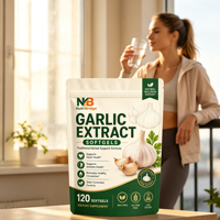 Fournisseur direct d'usine, extrait d'ail en gélules sans OGM, sans gluten, pour réduire le cholestérol et abaisser la tension artérielle
