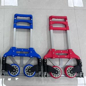 Industrial Outdoor Camping Folding Adjustable Telescopic Handle Durable Iron Stair Climbing Hand Lift Truck Shopping Market - Product Image 5