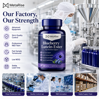 Tablet Kunyah Lutein Ester Blueberry OEM/ODM Antioksidan Perawatan Mata Suplemen Kesehatan 60 Tablet Halal ISO22000