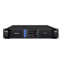 Amplificateur métallique de classe H 2U 4 canaux haute puissance stable AUWAY FP10000Q 10000 Watts pour audio professionnel extérieur stéréo