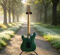 Geake ST 110 Green Electric Guitar Mahogany Body Maple Neck Rosewood Fretboard 6 Strings Glossy Finish S-S-S High Quality