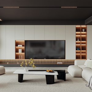 Ý Sang Trọng Hiện Đại Nổi Gỗ Tủ <span class=keywords><strong>TV</strong></span> Có Thể Điều Chỉnh Khung Cho Phòng Khách Khách Sạn Phòng Ngủ Ăn Lưu Trữ - Product Image 2