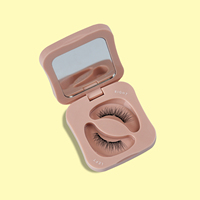 Cils magnétiques Faux cils synthétiques épais et colorés avec applicateur sans eye-liner requis