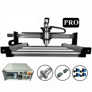 5075 Silver QueenAnt PRO 1610 Ball Screw CNC Full kit Linear Rail upgraded CNC router Engraving machine Wood Cnc Router
