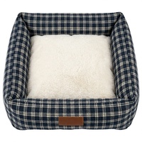 Coussin pliable et lavable pour animaux de compagnie, en tissu composite de lin, pour chien et chat, nid de sommeil hivernal