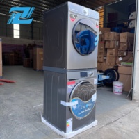 Lave-linge Sécateur Onduleur Empilable D 12+13kg, Unité de Lavage et Séchage Entièrement Automatique, Séchage Intégral