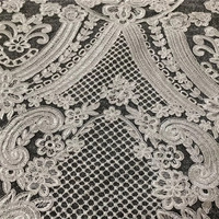 HC-6711 Hechun Murah Kain Renda Pengantin Bordir Manik-manik Payet Grosir