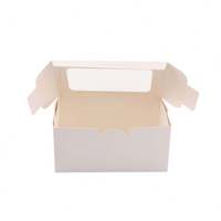 Boîtes d'emballage en carton personnalisées quantité minimale de commande bas de gamme boîte d'emballage à gâteau en papier macaron pâtisserie