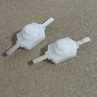 Interrupteur de lampe torche 1208YD, interrupteur à 2 broches, bouton de commande de lampe torche, type électrique